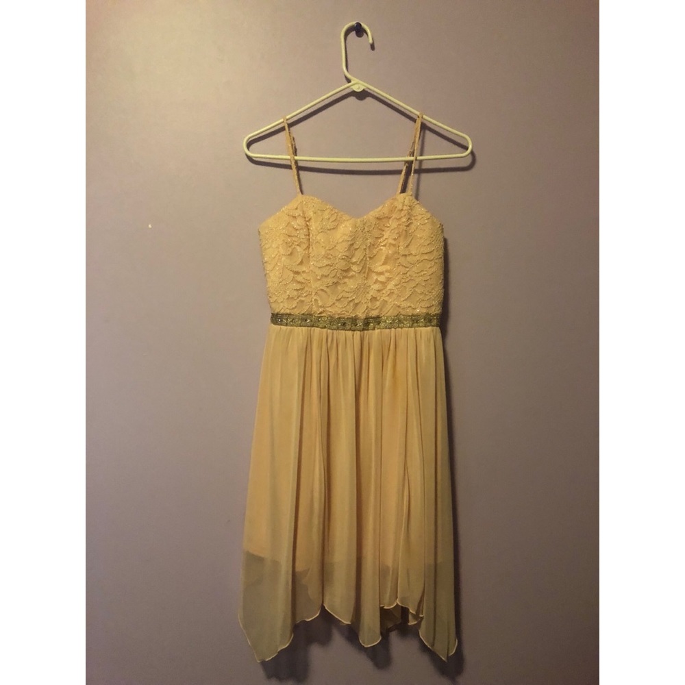 Spaghetti Strap Blush Pink Homecoming Dress